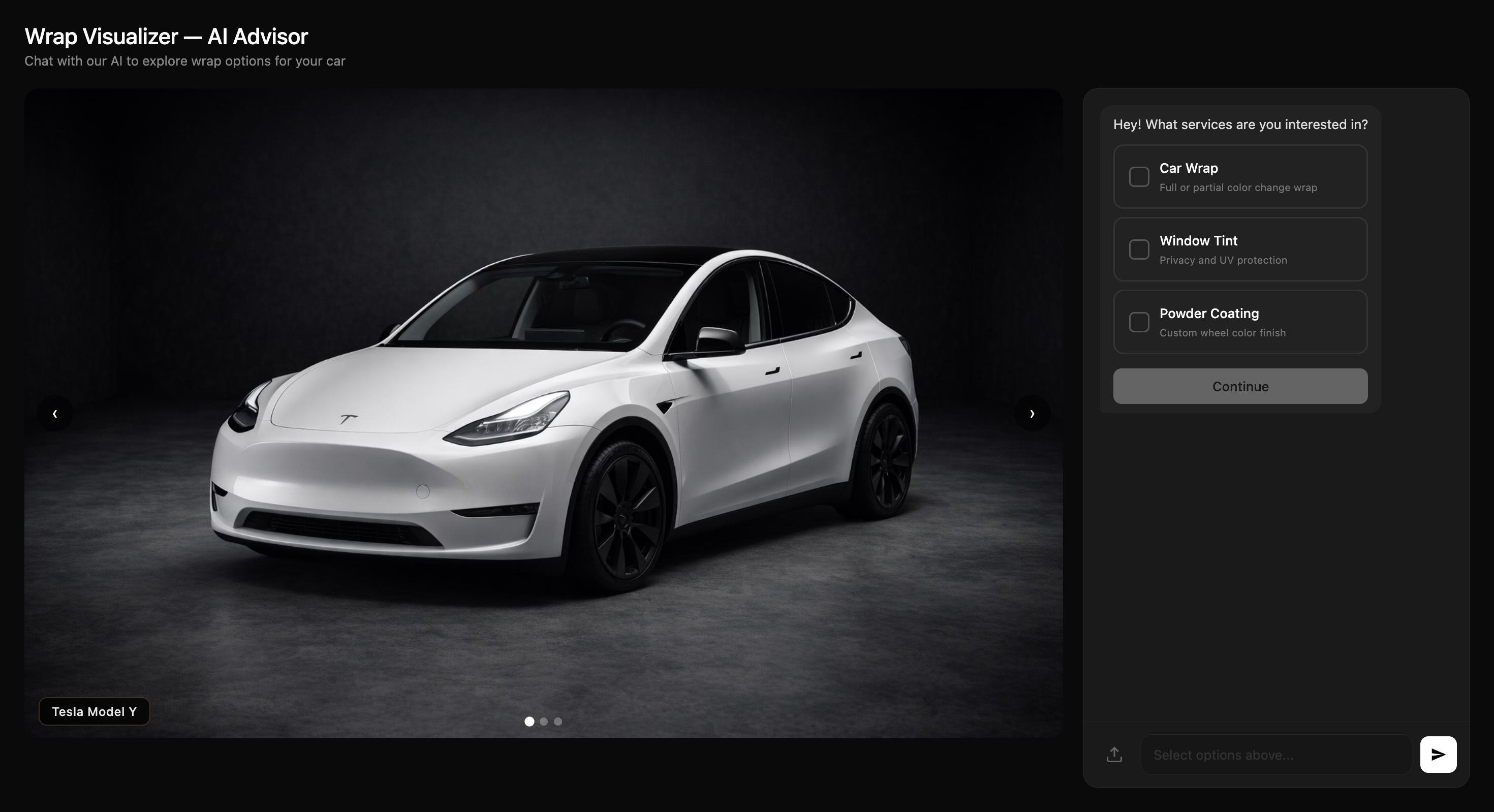 Car Wrap Visualizer screenshot